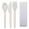 Eco-Products EcoSense Renewable PSM Wrapped Cutlery Kit, White, PK250 ECP EP-S005 - alternate 6